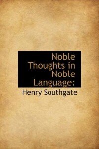 Front cover_Noble Thoughts In Noble Language