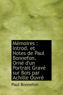 Front cover_Mémoires