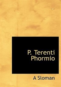 Couverture_P. Terenti Phormio