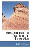 Front cover_Selected Articles on Restriction of Immigration
