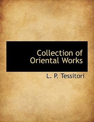 Front cover_Collection of Oriental Works