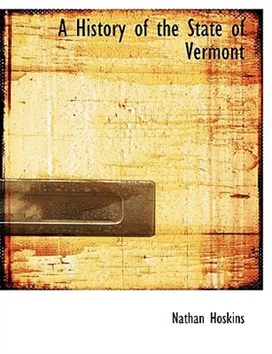 Front cover_A History of the State of Vermont