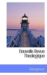 Front cover_Nouvelle Revue Theologique