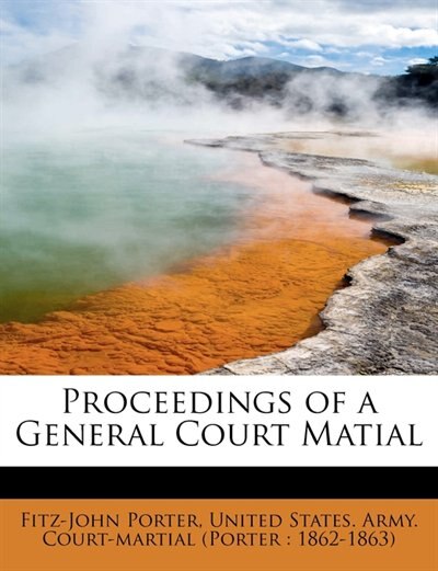 Couverture_Proceedings Of A General Court Matial