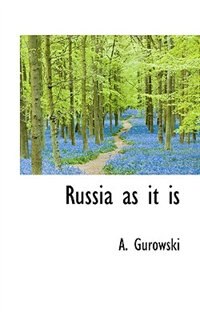 Front cover_Russia as it is