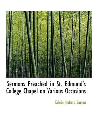 Front cover_Sermons Preached in St. Edmund's College Chapel on Various Occasions