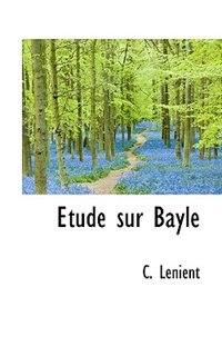 Front cover_Étude sur Bayle