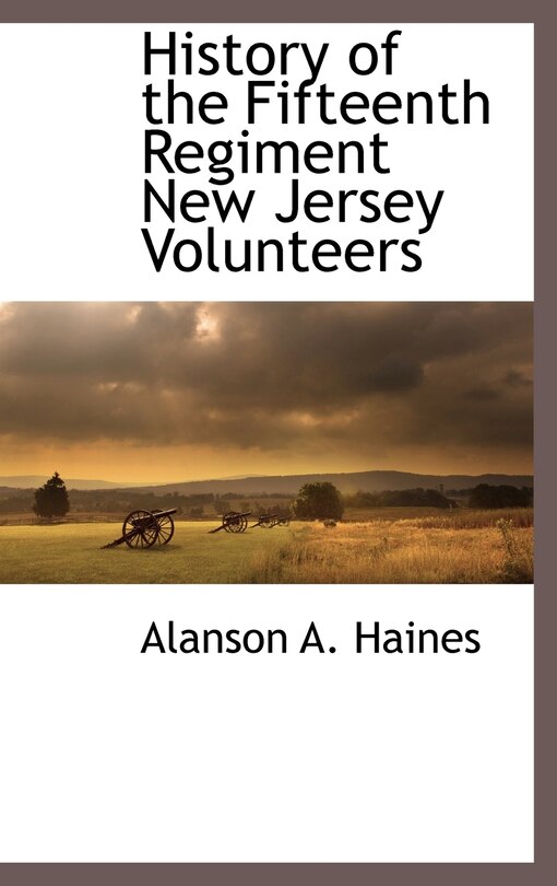 Front cover_History of the Fifteenth Regiment New Jersey Volunteers