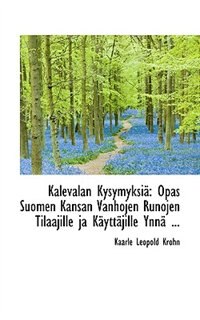 Couverture_Kalevalan Kysymyksiä
