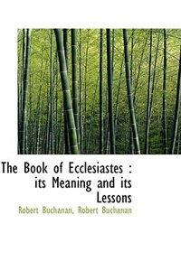 Couverture_The Book Of Ecclesiastes