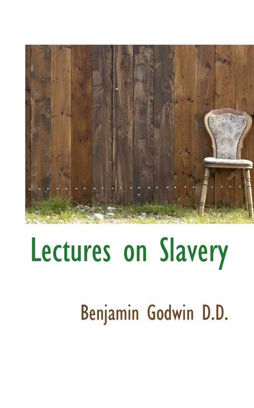 Front cover_Lectures on Slavery