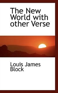 Front cover_The New World with other Verse