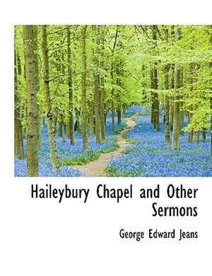 Couverture_Haileybury Chapel and Other Sermons