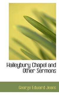 Couverture_Haileybury Chapel and Other Sermons