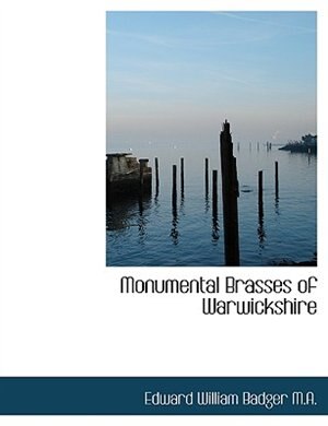 Front cover_Monumental Brasses of Warwickshire