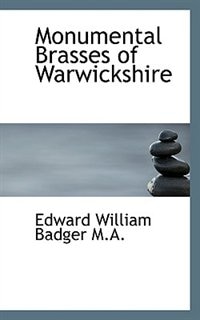 Couverture_Monumental Brasses of Warwickshire