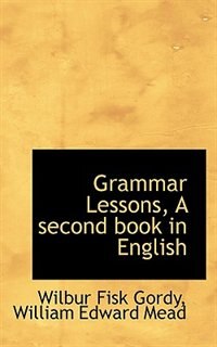 Front cover_Grammar Lessons, A second book in English