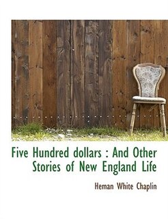 Front cover_Five Hundred dollars