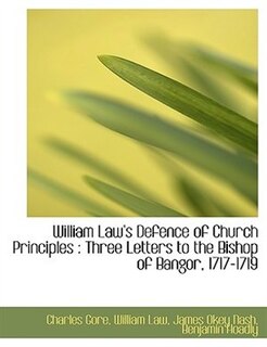 Front cover_William Law's Defence of Church Principles