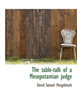 Couverture_The table-talk of a Mesopotamian judge