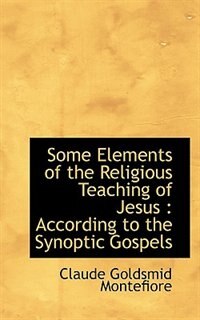 Couverture_Some Elements of the Religious Teaching of Jesus