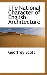 Front cover_The National Character of English Architecture