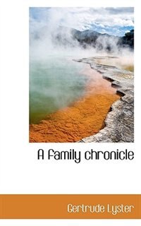 Front cover_A Family Chronicle