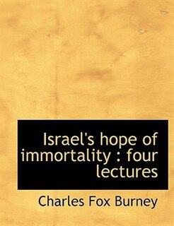 Couverture_Israel's hope of immortality