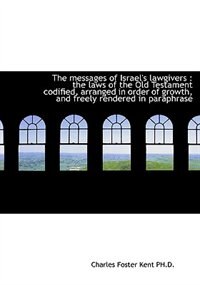 Couverture_The Messages Of Israel's Lawgivers