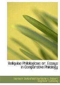 Front cover_Reliquiae Philologicae