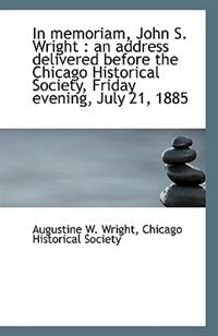 Couverture_In Memoriam, John S. Wright