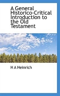 Couverture_A General Historico-critical Introduction To The Old Testament
