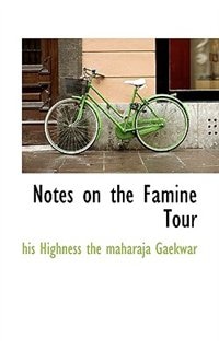 Front cover_Notes On The Famine Tour