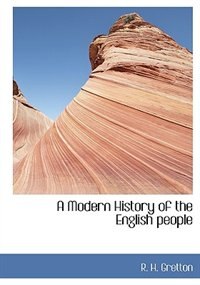 Front cover_A Modern History Of The English People