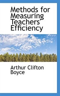 Front cover_Methods For Measuring Teachers' Efficiency