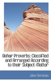 Couverture_Behar Proverbs