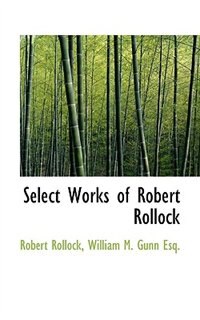 Couverture_Select Works Of Robert Rollock