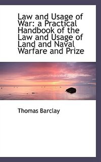 Front cover_Law And Usage Of War