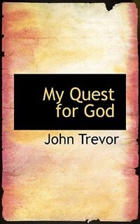 Front cover_My Quest For God