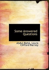 Couverture_Some Answered Questions