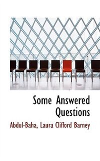 Couverture_Some Answered Questions