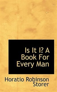 Front cover_Is It I? A Book For Every Man