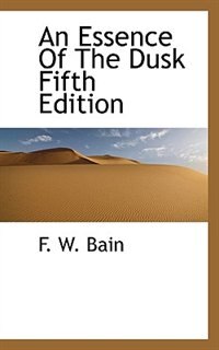 Front cover_An Essence Of The Dusk Fifth Edition