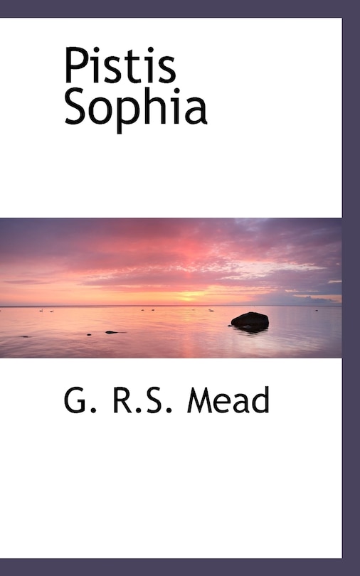 Front cover_Pistis Sophia