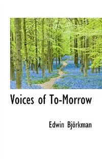 Front cover_Voices Of To-morrow