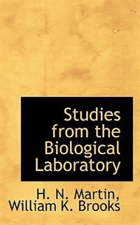 Front cover_Studies From The Biological Laboratory