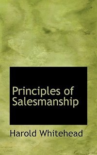 Front cover_Principles Of Salesmanship