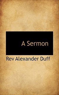 Couverture_A Sermon