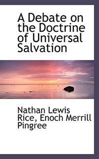 Front cover_A Debate On The Doctrine Of Universal Salvation