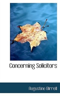 Concerning Solicitors